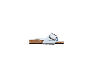 Birkenstock Flache Sandalen aus Kunstleder - Blau EU 38