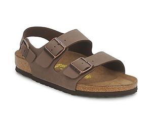 BIRKENSTOCK Flache Sandalen MENS MILANO in Braun 38