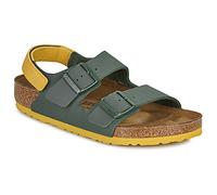 BIRKENSTOCK Flache Sandalen Milano AS Kids BF Desert Soil Thyme/Ochr in Kaki 39