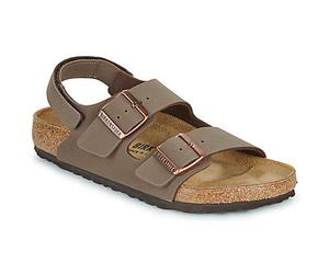 BIRKENSTOCK Flache Sandalen Milano AS Kids BFBC Mocca in Beige 39