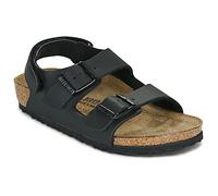BIRKENSTOCK Flache Sandalen Milano AS Kids in Schwarz 34