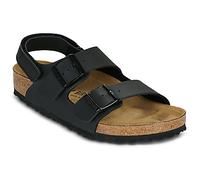 BIRKENSTOCK Flache Sandalen Milano AS Kids in Schwarz 38