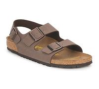 BIRKENSTOCK Flache Sandalen Milano in Braun 38