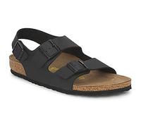 BIRKENSTOCK Flache Sandalen Milano in Schwarz 38