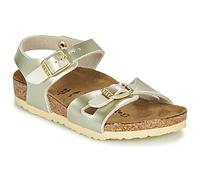 BIRKENSTOCK Flache Sandalen RIO in Gold 34