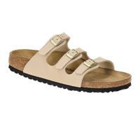 Birkenstock Damen Pantolette Florida Birko-Flor schmal Beige 41
