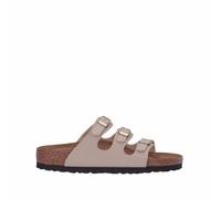 Birkenstock Florida Birko-Flor Narrow Sandalen beige/braun - 40