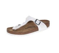 BIRKENSTOCK Gizeh Bf Normal Weiß - Komfortable vielseitige Zehensteg-Sandale, Größe EU 43 - Farbe White