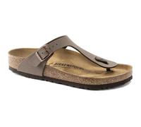 Birkenstock Gizeh Damen , Herren Zehentrenner Birko-Flor Nubuck 42, Normal, Mocca