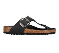 Birkenstock Gizeh Big Buckle Leoi Pantoletten 1023334-black Schwarz 37