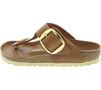Birkenstock Damen Gizeh Big Buckle Zehentrenner, Braun (Cognac), 40 EU