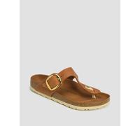 Birkenstock Gizeh Big Buckle Leoi Regular Flip-flops 1018745-cognac Braun 39