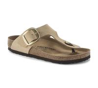 Birkenstock Gizeh Big Buckle Nubuk Leather Sandcastle Schmale Weite Gr. EU 37