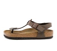 Birkenstock Gizeh Birko-Flor Damen Nubukleder Zehentrenner, Mocca Braun Mocca, 45 EU