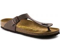 Birkenstock Gizeh Damen , Herren Zehentrenner Birko-Flor Nubuck 42, Normal, Mocca