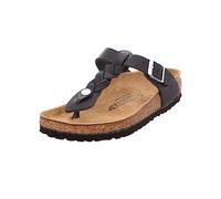 Birkenstock Gizeh Braided FL Black, schwarz(schwarz), Gr. 38