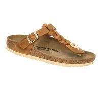 Birkenstock - Sandalen und Flip Flops Damen - Gizeh W Braided LEOI Cognac für Damen, aus Leder - Braun Braun 40