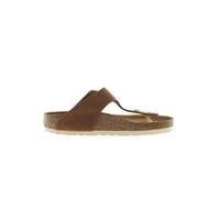 Birkenstock Gizeh Big Buckle Nubukleder geölt Sandalette Freizeit Normal, 39, Cognac