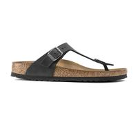 Birkenstock Gizeh Damen , Herren Zehentrenner geöltes Nubukleder 39, Normal, Black
