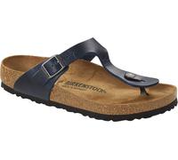 Birkenstock Gizeh Damen , Herren Zehentrenner geöltes Nubukleder GizehOILED LEATHERinBlue