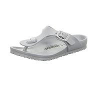 BIRKENSTOCK Gizeh Eva 1003497, Mädchen Zehentrenner, Silber (Metallic Silver), 32 EU (;)
