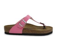 Birkenstock Gizeh Gizeh Birko-Flor Patent Sandals, Patent Candy Pink/Black, EU 38 (US 7-7.5)