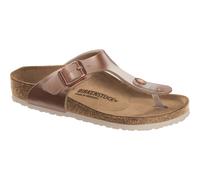 Birkenstock Gizeh Kids Birko-flor Girls electric metallic copper (850) Schmal 35