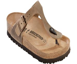 Birkenstock Gizeh Natural Leather, Oiled tabacco brown (7888) Schmal 38