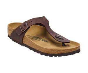 Birkenstock Gizeh Oiled Leather Sandale (Größe 37, braun)