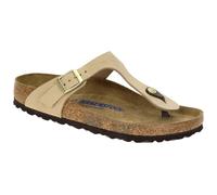 Birkenstock Gizeh Pantolette beige NORMAL Weichbettung 1018999 - Größe 43