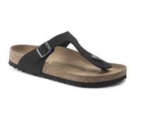 BIRKENSTOCK Gizeh schwarz in der veganen Birko-Flor® Nubuk-Variante. 39 Damen