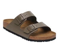 Birkenstock - Arizona Natural Leather Sandalen Herren concrete grey 41
