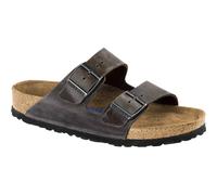 Birkenstock Herren Arizona Oiled Leather Sandale (Größe 43, grau)