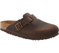 Birkenstock Herren Boston Soft Footbed Natural Leather Oiled Clogs braun 41