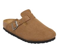 Birkenstock Herren Boston Suede Leather Sandale (Größe 45, braun)