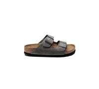 BIRKENSTOCK Arizona Soft Footbed Iron Oiled Leather Grau 41