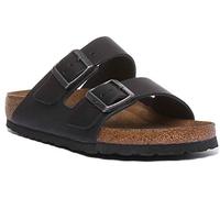 Birkenstock Herren Sandalen Arizona Sfb Cuir Gras NoirSandal, Schwarz, 7 UK