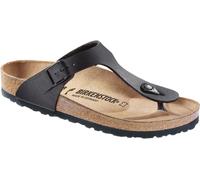 Birkenstock Herrenschuhe Zehentrenner Black Black - Gr. - 38