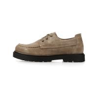 Birkenstock Highwood Moc Lace Low Suede Leather (Regular Fit) Braun 45