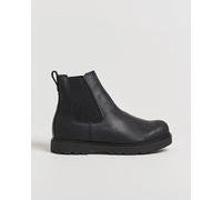 BIRKENSTOCK Highwood Oiled Leather Chelsea Boot Black Schwarz 45