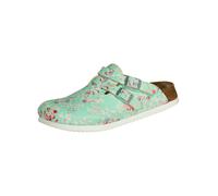 Birkenstock Clog Kay Superlauf, Birko-Flor, Flower Field Mint, schmal, Größe 38