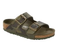 Birkenstock Kids' Arizona Birko-Flor Narrow Desert Soil Camo Khaki 26