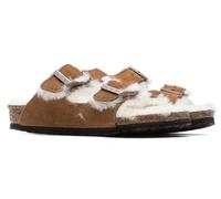 Birkenstock KIDS, Arizona Shearling Suede, Sandalen Schuhe Schuhe Hausschuhe Mode Kinder, Mink Braun, 29 EU Stretta