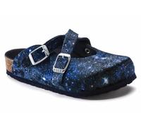 Birkenstock Kids, Dorian Velvet, Sandalen Schuhe Hausschuhe Pantoletten Mode Mode Kinder, Blau Milky Way, 30 EU Stretta
