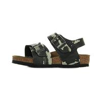 Birkenstock Kids New York 1003301, Knöchelriemchen Sandalen, Mehrfarbig (City Camo Gray 38), 26 EU