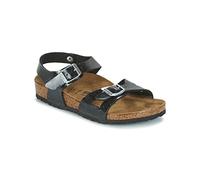 BIRKENSTOCK Kids Rio 1003237,Mädchen Riemchensandalen, Schwarz (Magic Galaxy Black 11171), 25 EU
