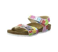 Birkenstock Kids Unisex-Kinder Rio BF DD Clogs, Mehrfarbig (Points Patchwork)