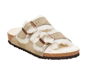 Birkenstock Kinder Arizona LEVE Sandale (Größe 33, beige)