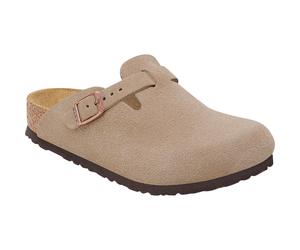 Birkenstock Kinder Boston BS Suede Leather Sandale (Größe 31, beige)