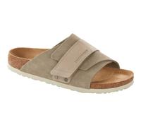 Birkenstock Kyoto Nubukleder / Veloursleder Herren Sandalen (Beige 44)